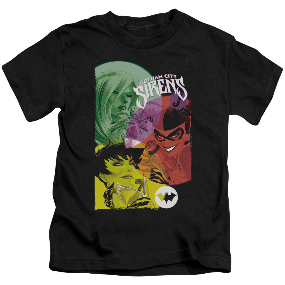 BATMAN GOTHAM SIRENS - S/S JUVENILE 18/1 - BLACK - T-Shirt