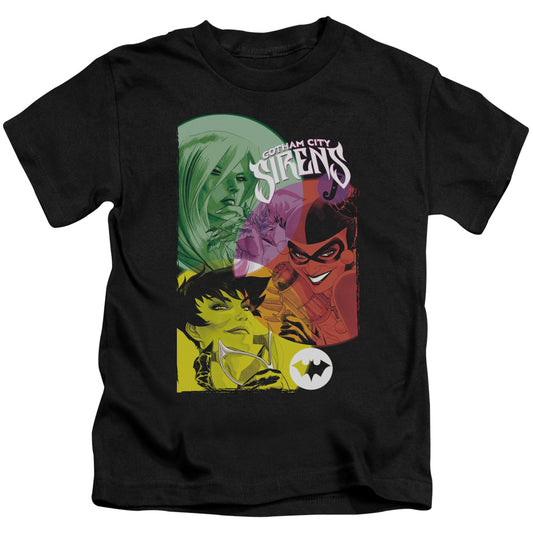 BATMAN GOTHAM SIRENS - S/S JUVENILE 18/1 - BLACK - T-Shirt