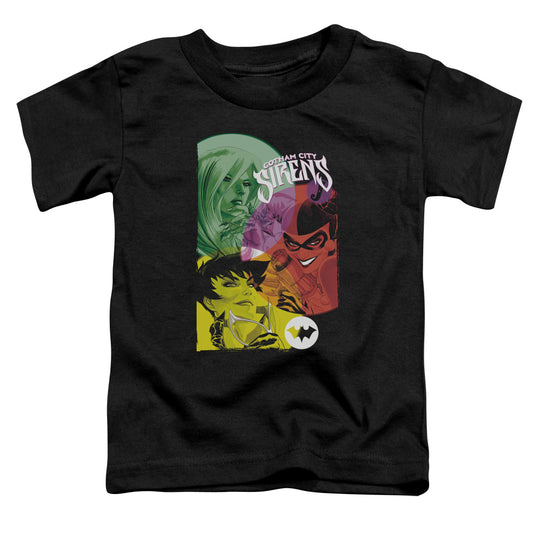 Batman - Gotham Sirens - Short Sleeve Toddler Tee - Black T-shirt
