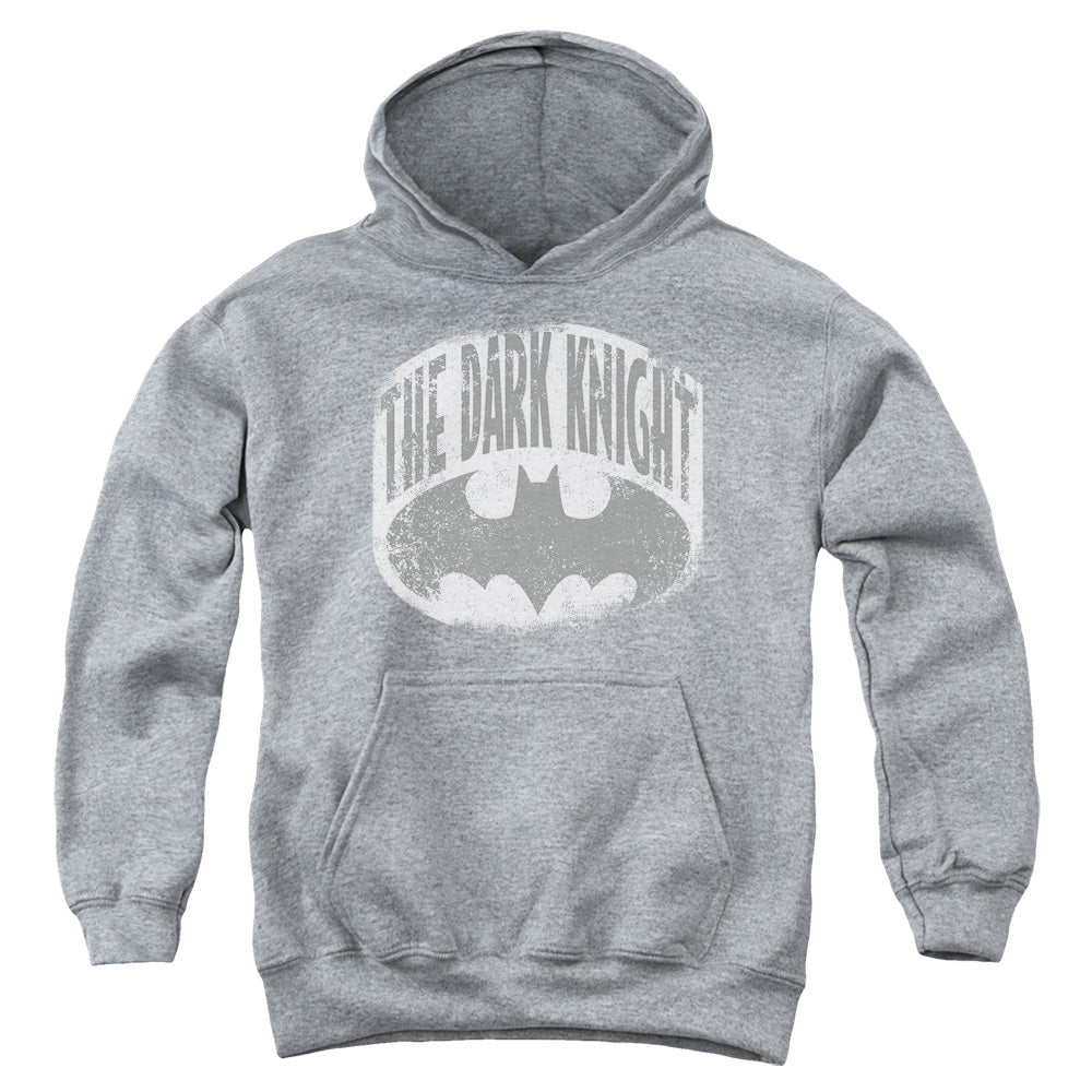 Batman - Dark Knight Shield - Youth Pull-over Hoodie - Heather