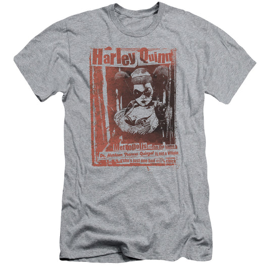 Batman -  Dr Quinn - Short Sleeve Adult 30/1 - Athletic Heather T-shirt