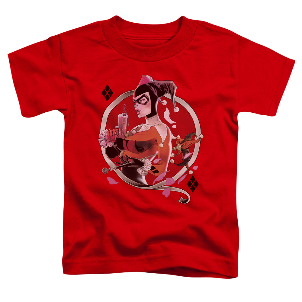 Batman - Harley Q - Short Sleeve Toddler Tee - Red T-shirt