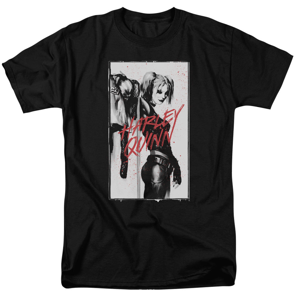 Batman - Inked Quinn - Short Sleeve Adult 18/1 - Black T-shirt