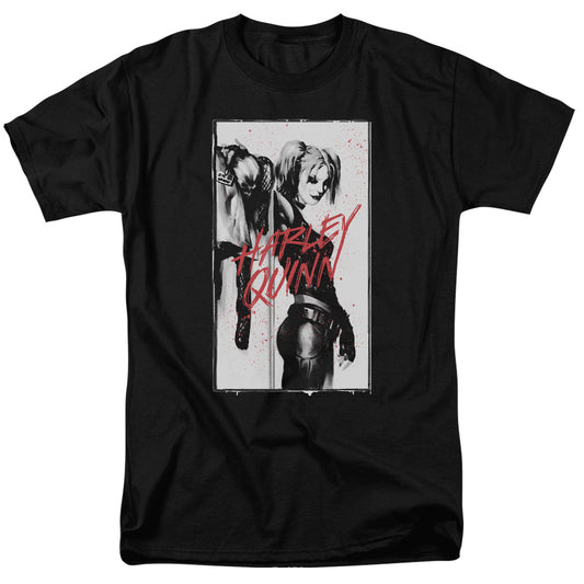 Batman - Inked Quinn - Short Sleeve Adult 18/1 - Black T-shirt