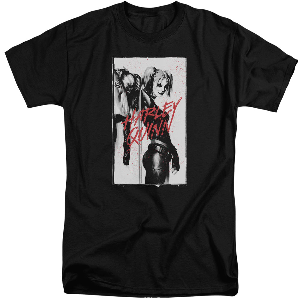 Batman - Inked Quinn - Short Sleeve Adult Tall - Black T-shirt