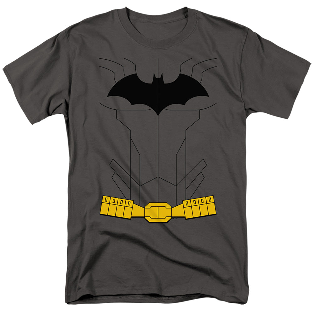 Batman - New Batman Uniform - Short Sleeve Adult 18/1 - Silver T-shirt