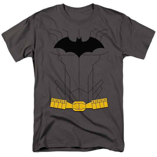Batman - New Batman Uniform - Short Sleeve Adult 18/1 - Silver T-shirt