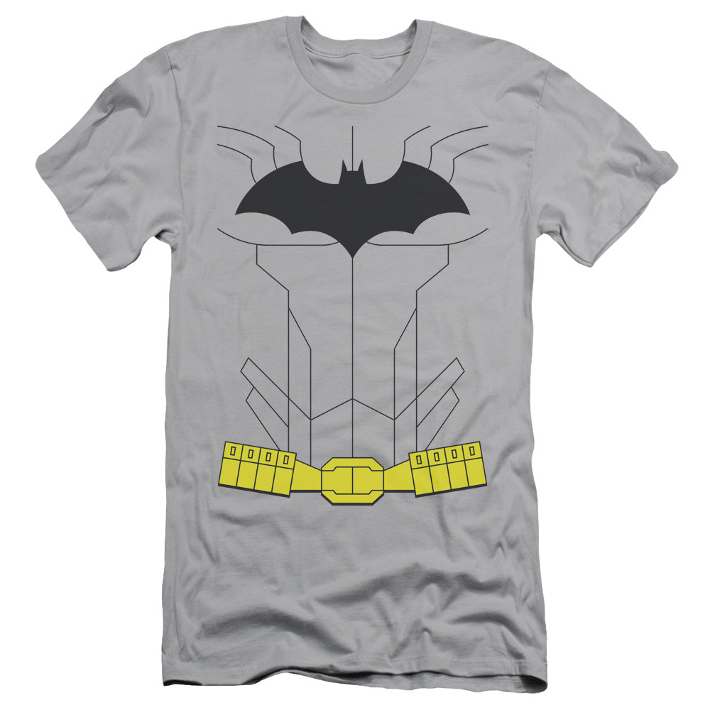 Batman - New Batman Uniform - Short Sleeve Adult 30/1 - Silver T-shirt