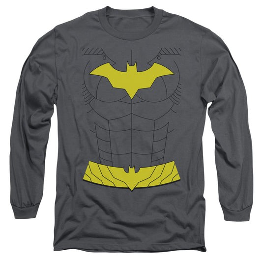Batman - New Batgirl Uniform - Long Sleeve Adult 18/1 - Charcoal T-shirt