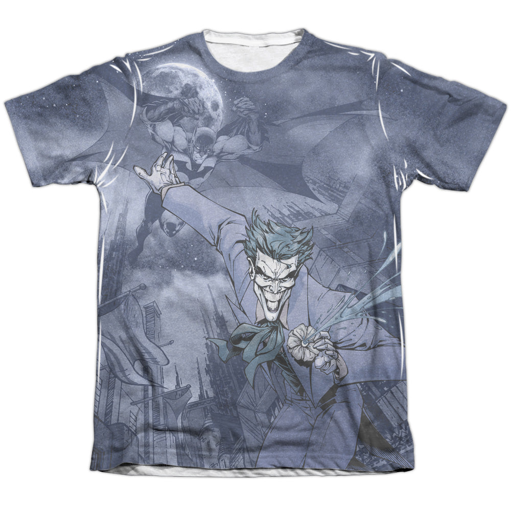 Batman - Catch The Joker - Adult 65/35 Poly/cotton Short Sleeve Tee - White T-shirt