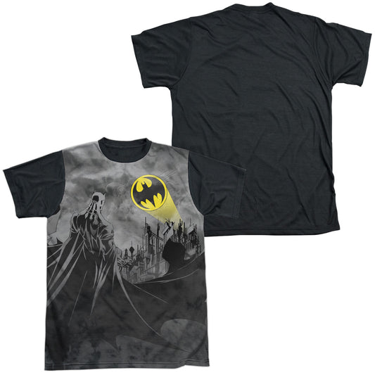 Batman - Heed The Call - Short Sleeve Adult White Front Black Back   - White T-shirt