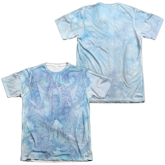 Batman - Brooding - Adult Poly/cotton Short Sleeve Tee - White T-shirt