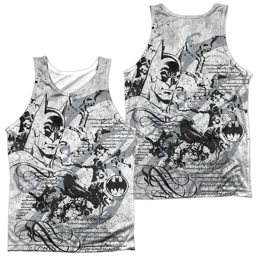 Batman - Tale Of The Dark Knigth - Adult Poly Tank Top - White