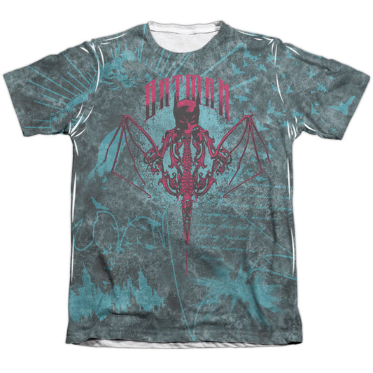 Batman - Carpe Nocturn - Adult 65/35 Poly/cotton Short Sleeve Tee - White T-shirt