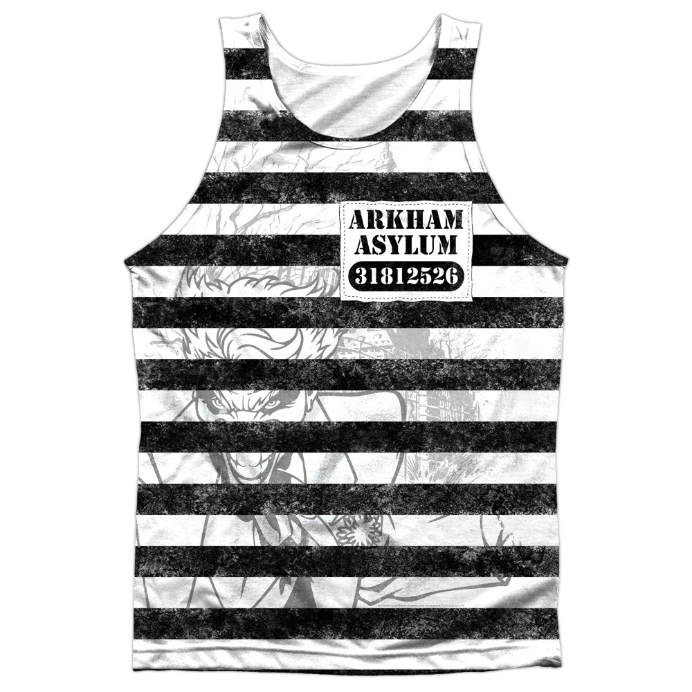 Batman - Arkhams Finest - Adult 100% Poly Tank Top - White