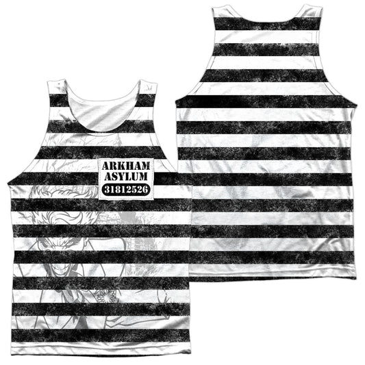 Batman - Arkhams Finest - Adult 100% Poly Tank Top - White