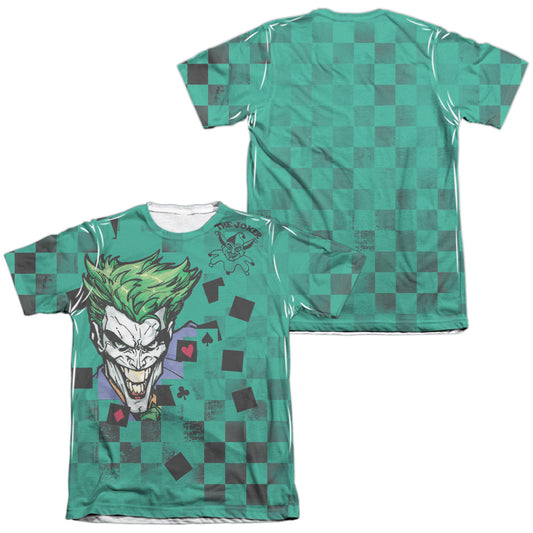 Batman - Boxed Clown - Adult Poly/cotton Short Sleeve Tee - White T-shirt