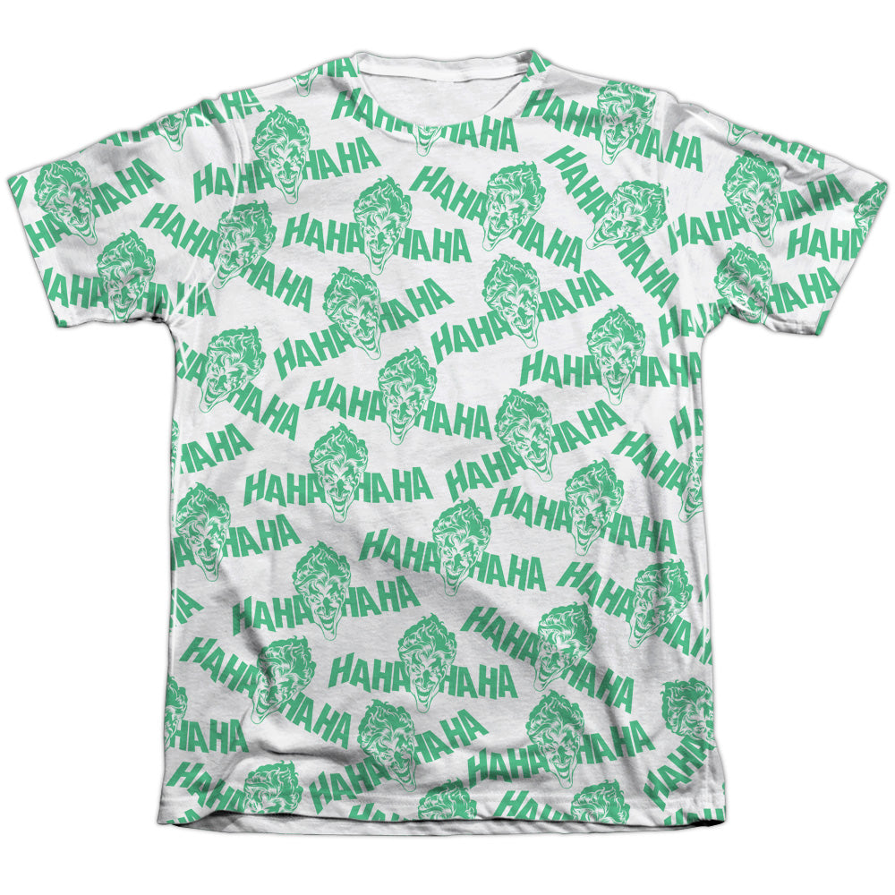 Batman - Laughing At You - Adult 65/35 Poly/cotton Short Sleeve Tee - White T-shirt