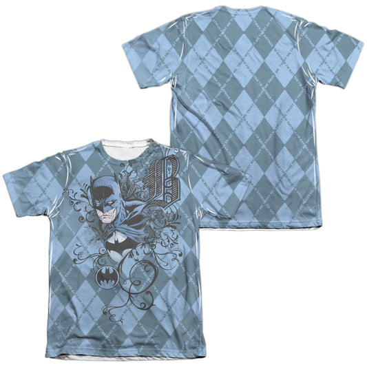 Batman - Batgyle (Front/back Print) - Adult 65/35 Poly/cotton Short Sleeve Tee - White T-shirt