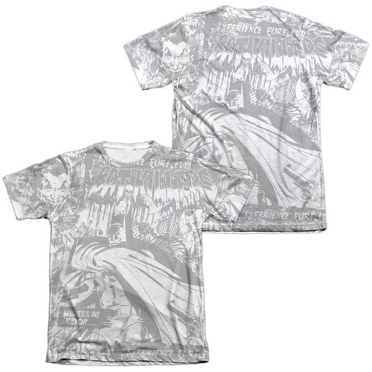 Batman - Bat Killers (Front/back Print) - Adult 65/35 Poly/cotton Short Sleeve Tee - White T-shirt