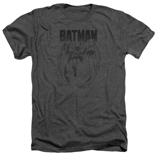Batman - Grey Noise - Adult Heather - Charcoal
