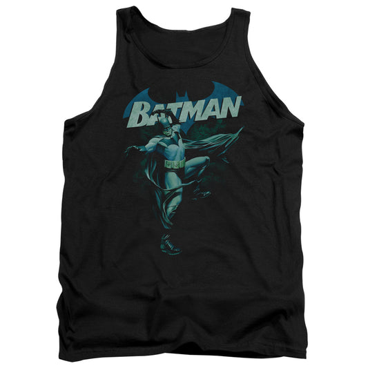 Batman - Blue Bat - Adult Tank - Black