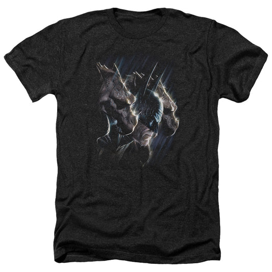 Batman - Gargoyles - Adult Heather-black