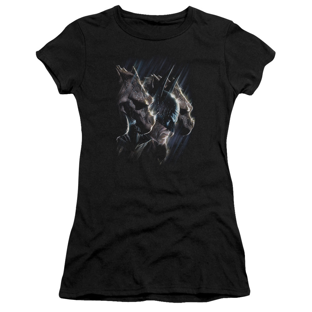 Batman - Gargoyles - Short Sleeve Junior Sheer - Black T-shirt