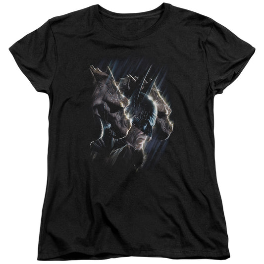 Batman - Gargoyles - Short Sleeve Womens Tee - Black T-shirt