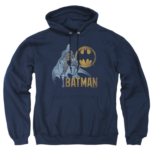 Batman - Knight Watch - Adult Pull-over Hoodie - Navy
