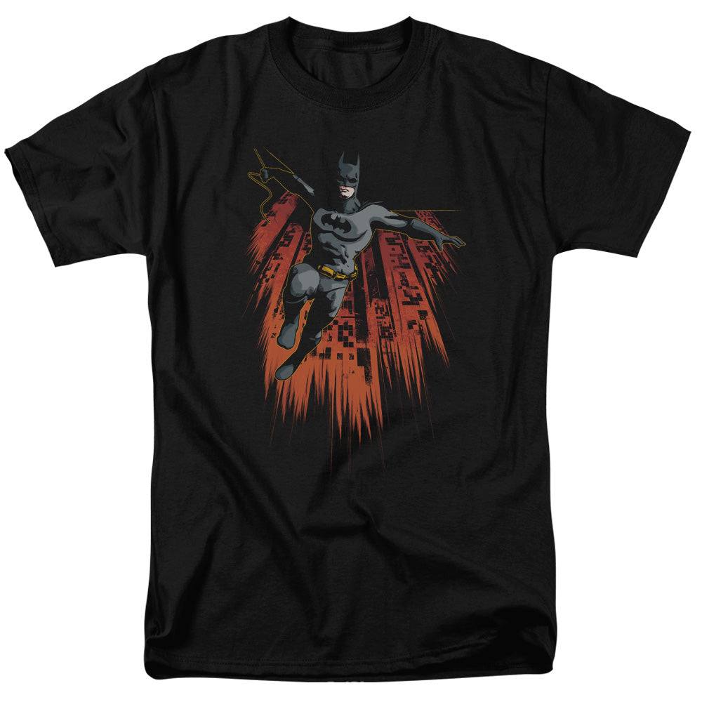 BATMAN MAJESTIC - S/S ADULT 18/1 - BLACK T-Shirt