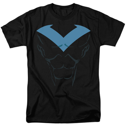 Batman - Nightwing Uniform - Short Sleeve Adult 18/1 - Black T-shirt