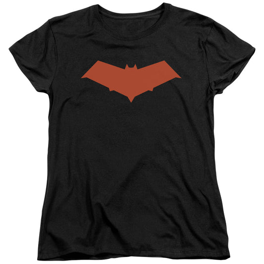 Batman - Red Hood - Short Sleeve Womens Tee - Black T-shirt