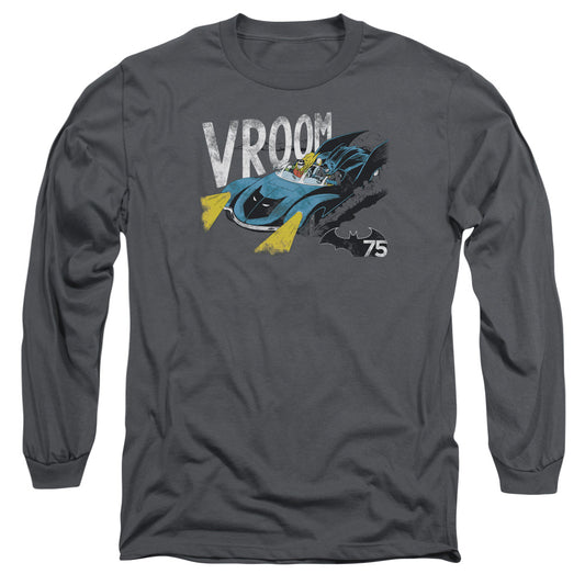 Batman - Vroom - Long Sleeve Adult 18/1 - Charcoal T-shirt