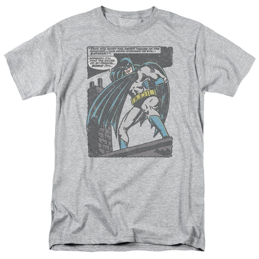 Batman - Bat Origins - Short Sleeve Adult 18/1 - Athletic Heather T-shirt