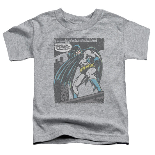 Batman - Bat Origins - Short Sleeve Toddler Tee - Athletic Heather T-shirt