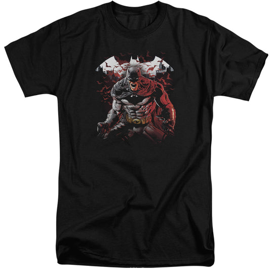 Batman - Raging Bat - Short Sleeve Adult Tall - Black T-shirt