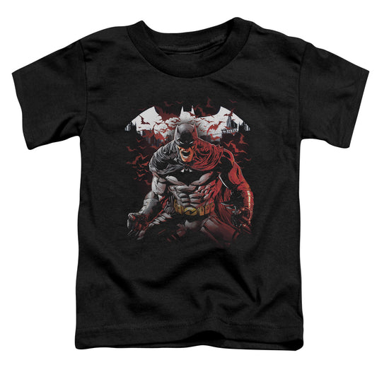 Batman - Raging Bat - Short Sleeve Toddler Tee - Black T-shirt