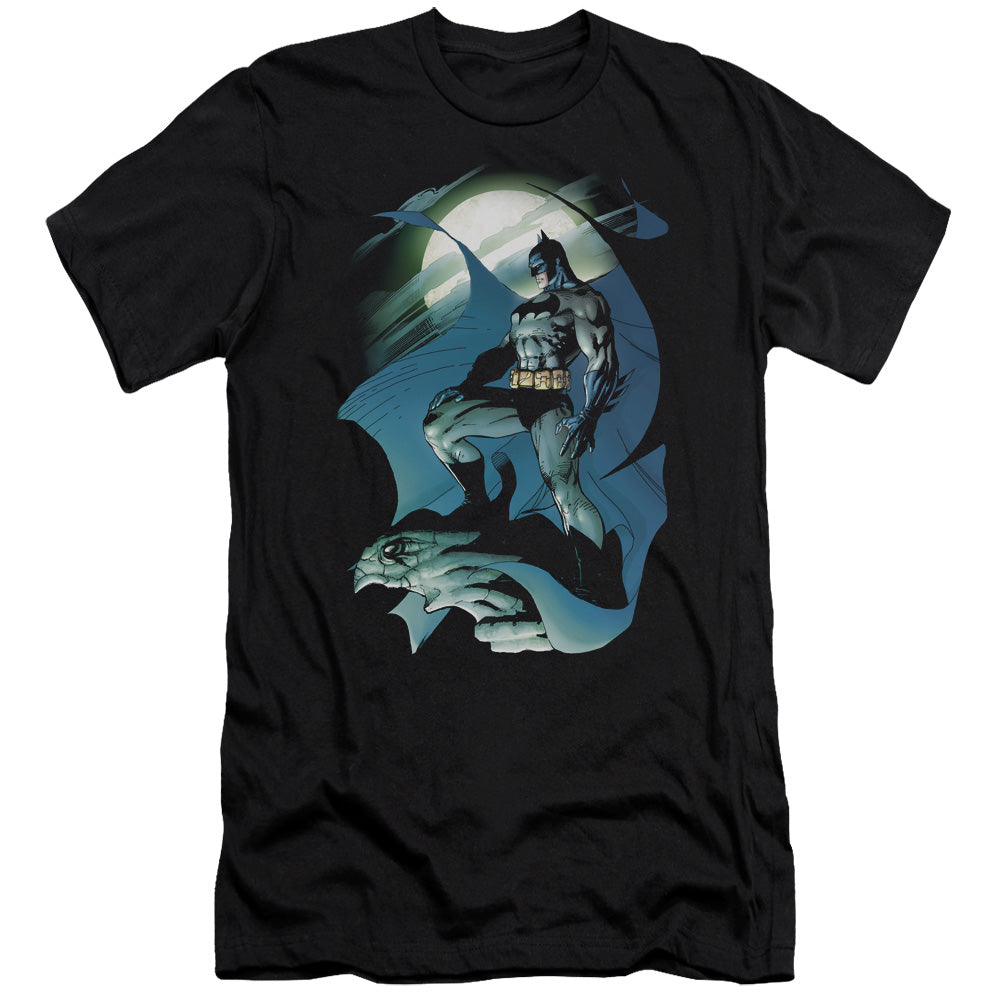 Batman - Glow Of The Moon - Short Sleeve Adult 30/1 - Black T-shirt