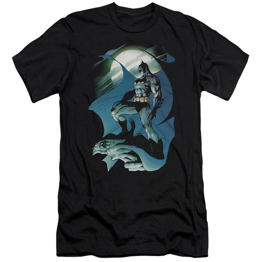 Batman - Glow Of The Moon - Short Sleeve Adult 30/1 - Black T-shirt