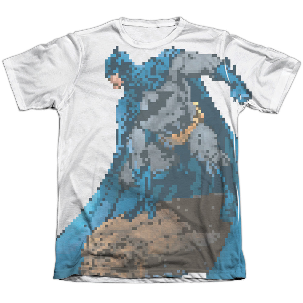 Batman - Batbit - Adult Poly/cotton Short Sleeve Tee - White T-shirt