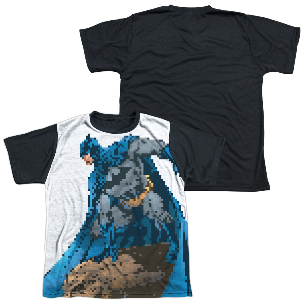 Batman - Batbit - Short Sleeve Youth White Front Black Back   - White T-shirt