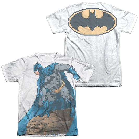 Batman - Batbit (Front/back Print) - Adult Poly/cotton Short Sleeve Tee - White T-shirt