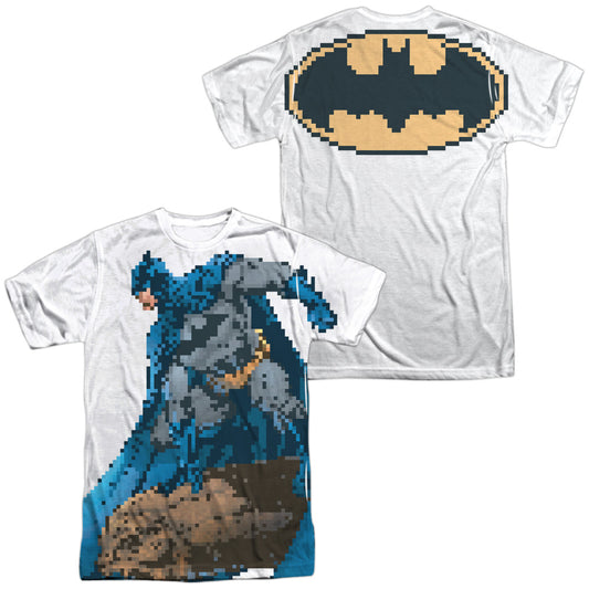 Batman - Batbit (Front/back Print) - Short Sleeve Adult Poly Crew - White T-shirt