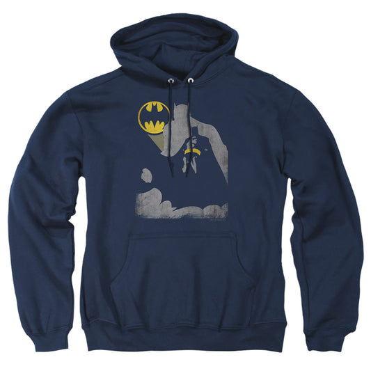 Batman - Bat Knockout - Adult Pull-over Hoodie - Navy