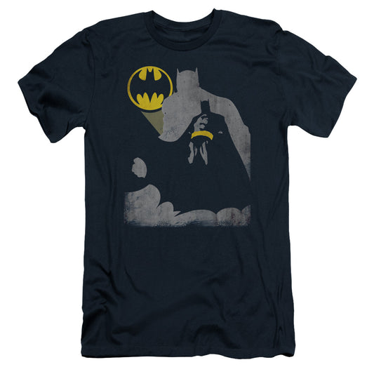 Batman - Bat Knockout - Short Sleeve Adult 30/1 - Navy T-shirt