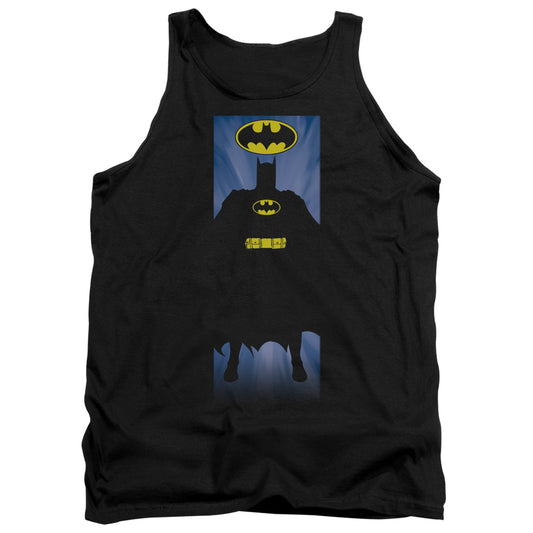 Batman - Batman Block - Adult Tank - Black