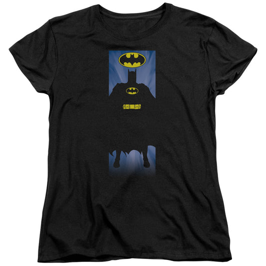 Batman - Batman Block - Short Sleeve Womens Tee - Black T-shirt