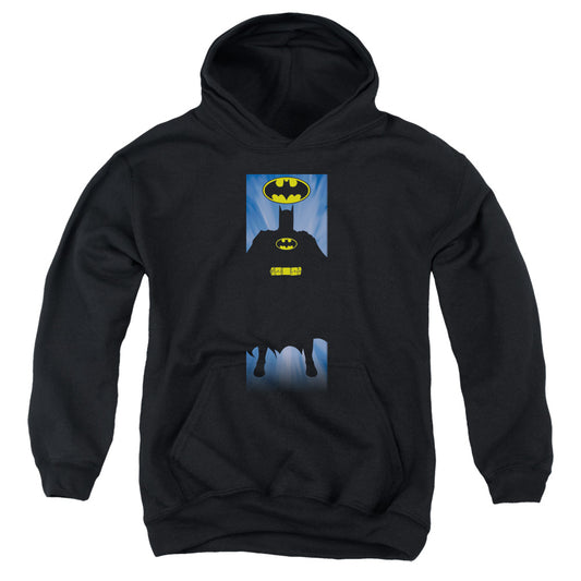Batman - Batman Block - Youth Pull-over Hoodie - Black