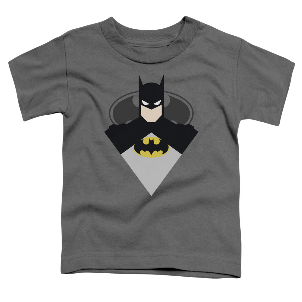 Batman - Simple Bat - Short Sleeve Toddler Tee - Charcoal T-shirt